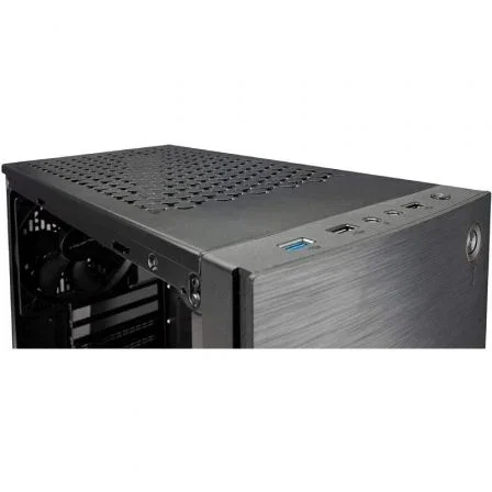 Tacens Imperator II Semitorre Negro con Acabado de Aluminio